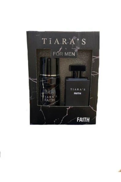 TİARAS Marka: Faith Kofre 100ml Edt + 150 Ml Deodorant Kategori: Makyaj Temizleme Mendili ürün görseli 1