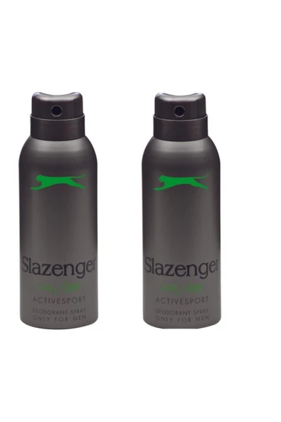 SLAZENGER Deodorant Active Sport 150 ml (YEŞİL) X 2 Adet ürün görseli 1