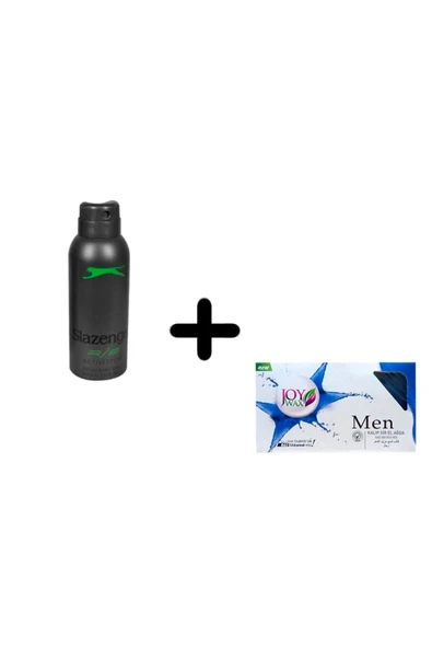 SLAZENGER Deodorant Active Sport 150 ml Yeşil Joywax Kalıp Ağda Men ürün görseli 1