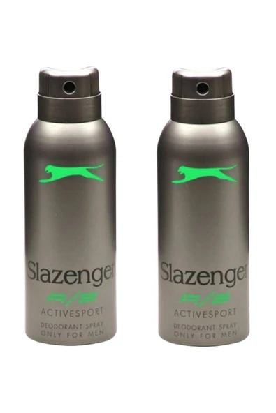 SLAZENGER Deodorant Active Sport 150ml(YEŞİL) X 2 Adet ürün görseli 1