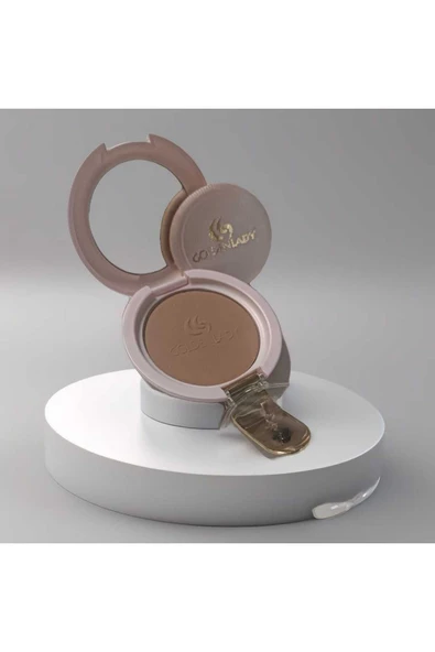GOLDENLADY COMPACT PURE POWDER PUDRA NO:08 ürün görseli 1
