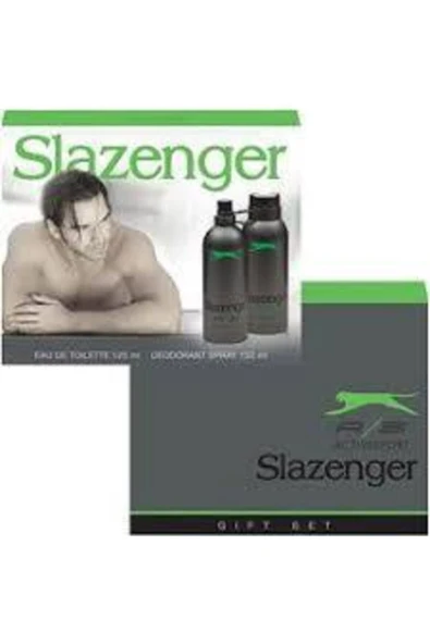 SLAZENGER Activesport Erkek Parfüm Edt Yeşil 125 ml + Deodorant Sprey 150 Ml Set ürün görseli 1