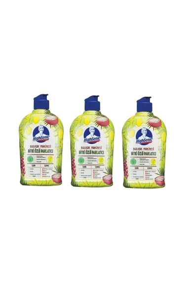 HİGHGENİC Bitki Özlü Bulaşık Makinesi Parlatıcı 500 Gr X 3 Paket ürün görseli 1