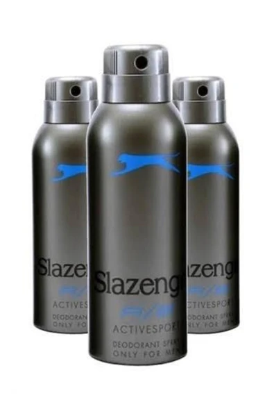 SLAZENGER Deodorant Active Sport 150ml(MAVİ) X 3 Adet ürün görseli 1