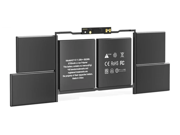 Apple MacBook Pro 16 A2113, A2141 610-00533 2016 2020 Batarya Laptop Pili / RML-041 ürün görseli 1