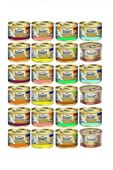 Gourmet  Kedi Konservesi Karışık Paket 85 gr X 24 Adet ürün görseli 1