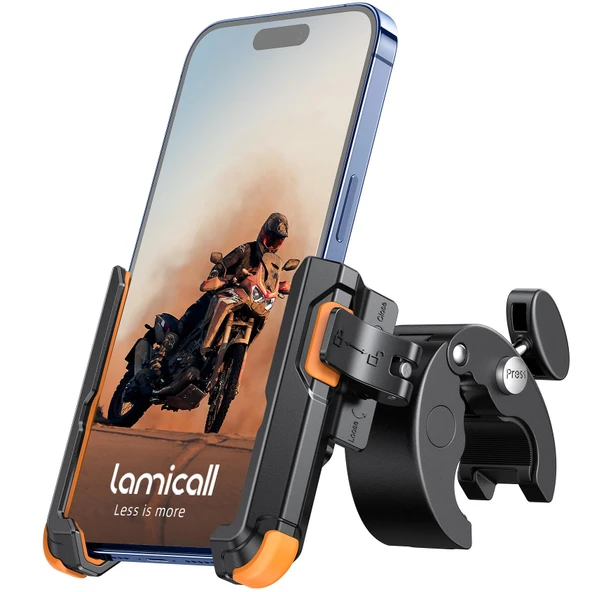 Lamicall Motosiklet ve Bisiklet Telefon Tutucu Kolay Sök Tak BP09O ürün görseli 1
