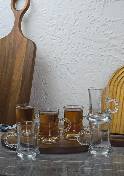 Pearl Çay Seti - 6lı Çay Bardağı Takımı - 6 Parça, 180 ML ürün görseli 1