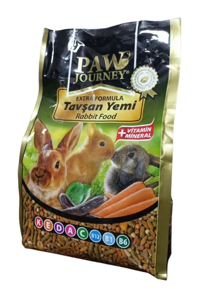 Hs Tarım Paw Journey Tavşan Yemi - Rabbit Food 1000g ürün görseli 1