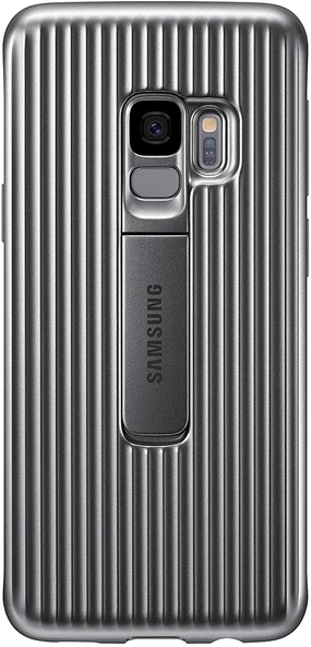 Samsung Galaxy S9 Protective Standing Cover Kılıf, Gümüş EF-RG960CSEGWW ürün görseli 1
