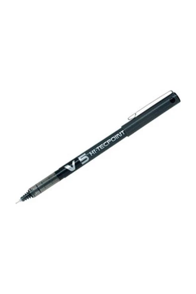 Pilot V5 Hi-Tecpoint İğne Uçlu Kalem SİYAH ürün görseli 1