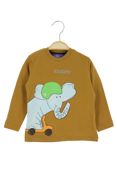 Erkek Çocuk Sweatshirt Fil - Resim 5