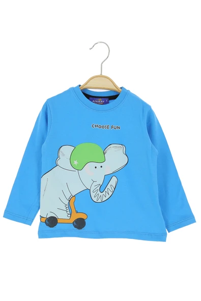 Erkek Çocuk Sweatshirt Fil - Resim 3