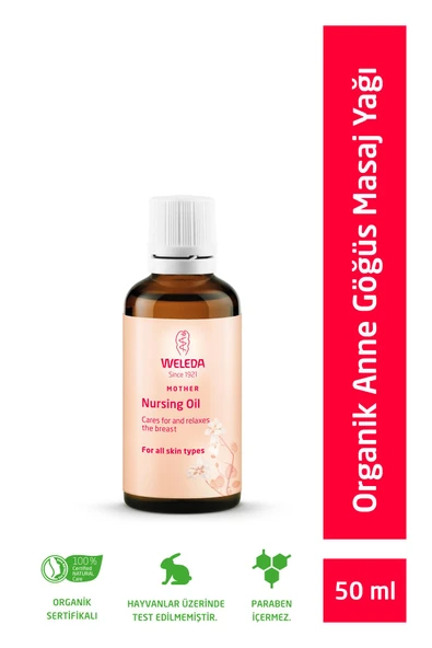 Weleda Organik Göğüs Masaj Yağı 50ml ürün görseli 1