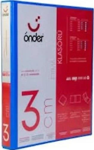 ONDER KLASOR A4 4 D MKN.30mm MAVI (2013-1) ürün görseli 1