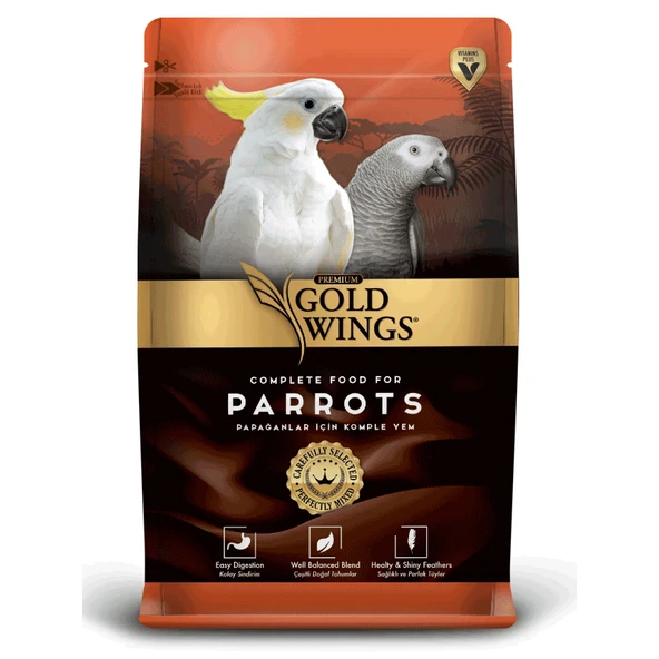 Gold Wings Premium Papağan Yemi 1 Kg ürün görseli 1