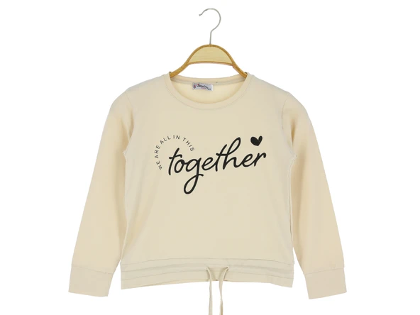 Kız Çocuk Bluz Together Baskılı ürün görseli 1