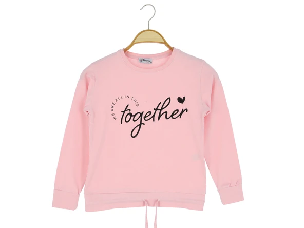 Kız Çocuk Bluz Together Baskılı - Resim 5