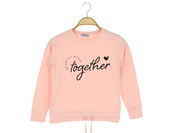 Kız Çocuk Bluz Together Baskılı - Resim 4