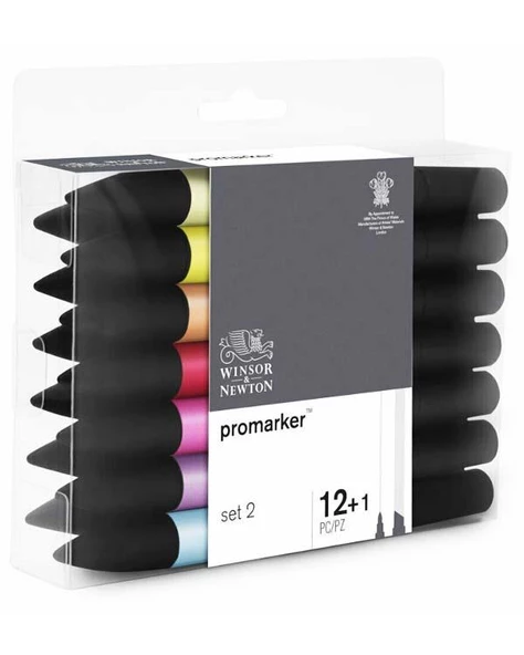 Winsor Newton Promarker 12+1 Kalem Seti 2 4832 ürün görseli 1