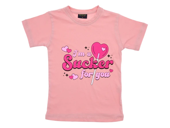 Kız Çocuk T-Shirt Baskılı - Resim 7