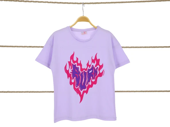 Kız Çocuk T-Shirt Baskılı - Resim 8