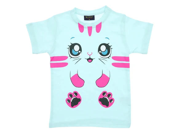 Kız Çocuk T-Shirt Baskılı - Resim 6