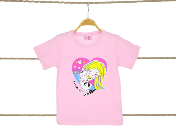 Kız Çocuk T-Shirt - Resim 4