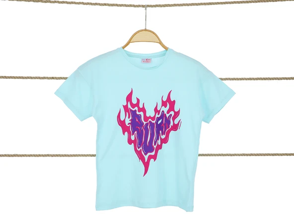 Kız Çocuk T-Shirt Baskılı - Resim 2