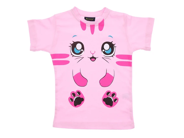 Kız Çocuk T-Shirt Baskılı - Resim 4