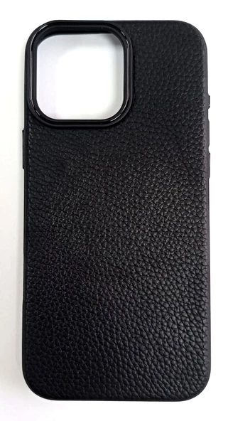 Apple iphone 16 Pro Max Uyumlu Kamera Ve Ekran Çıkıntılı Yumuşak İçi Kadife Kılıf Siyah ürün görseli 1