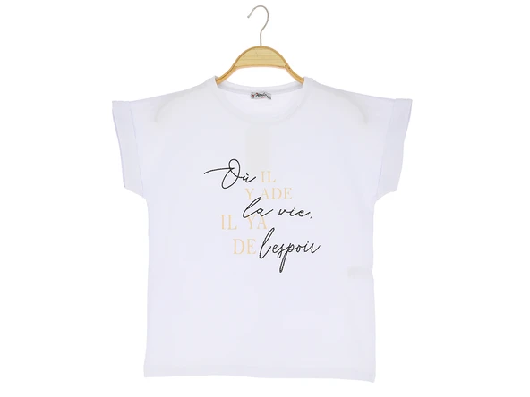 Kız Çocuk T-Shirt Baskılı - Resim 6