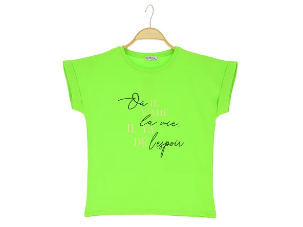 Kız Çocuk T-Shirt Baskılı - Resim 5