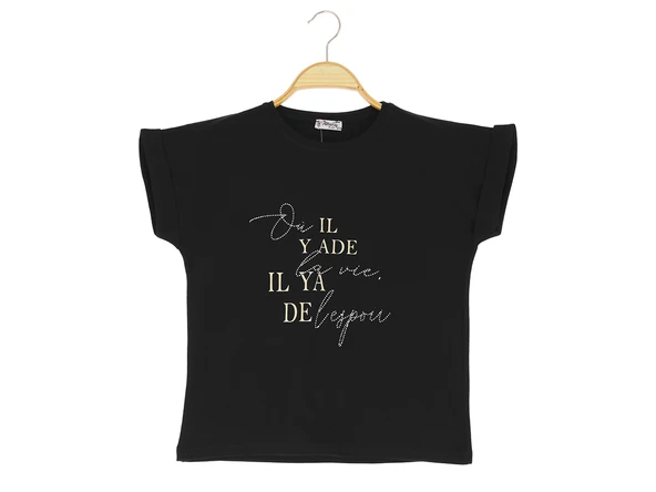 Kız Çocuk T-Shirt Baskılı - Resim 3