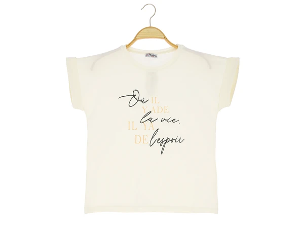 Kız Çocuk T-Shirt Baskılı - Resim 2