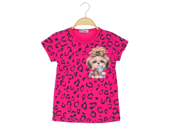 Kız Çocuk T-Shirt Baskılı - Resim 6