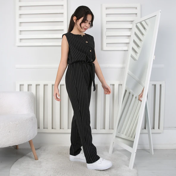Kız Çocuk Tulum Çizgili - Resim 7
