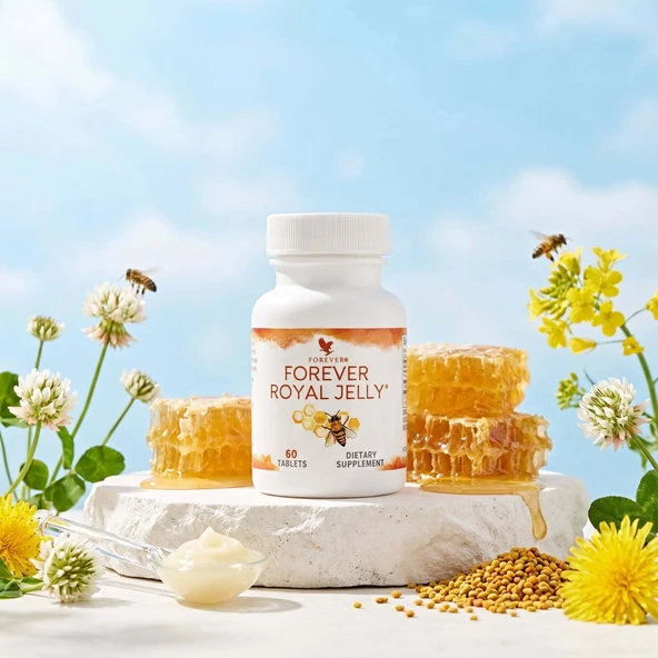 Forever living Forever Royal Jelly Arı Sütü İçeren Takviye Edici Gıda 60 Tablet ürün görseli 1