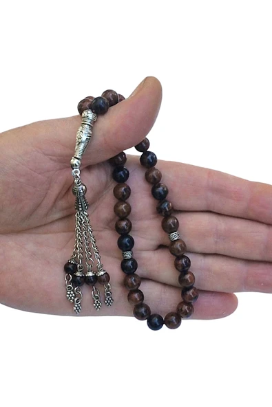 Mahagony Obsidyen Tesbih 328-5 - Resim 2