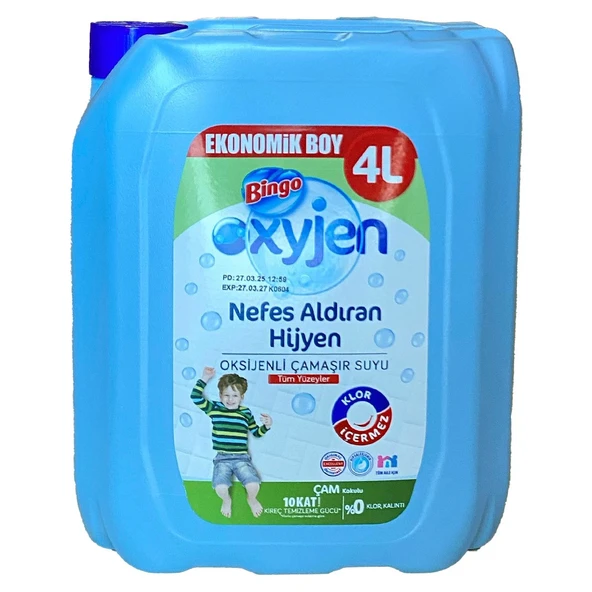 Bingo oksijenli çamaşır suyu Çam Kokulu 4 L ürün görseli 1
