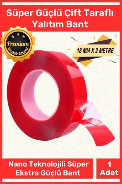 Duş Pvc Lavabo Küvet Tezgah Süper Güçlü Duvar Çerçeve Taşıyıcı Çift Taraflı Nano Teknolojili Bant ürün görseli 1