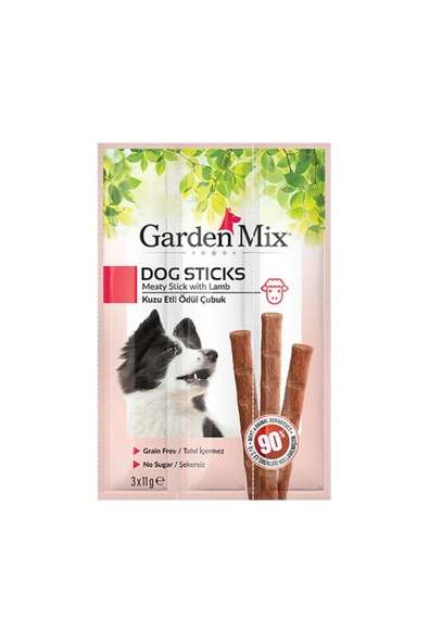 Garden Mix Stick Köpek Ödülü Kuzu Etli 3x5 gr ürün görseli 1