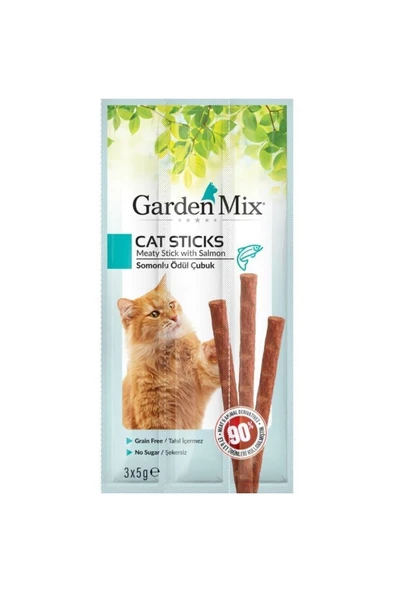 Garden Mix Stick Kedi Ödülü Somonlu 3x5 gr ürün görseli 1