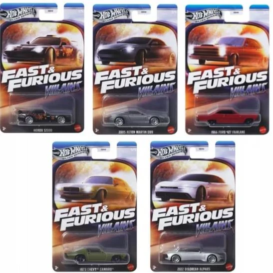 Hot Wheels Silver Series Fast & Furious Villains 5'li Set HNR88 ürün görseli 1