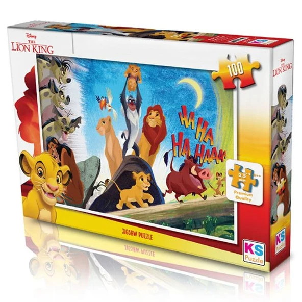 Ks Games Puzzle 100 Parça Lıon Kıng LK 714 ürün görseli 1
