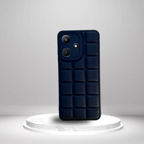 İnfinix Hot 30İ Uyumlu  Silikon Madlen Case SİYAH ürün görseli 1