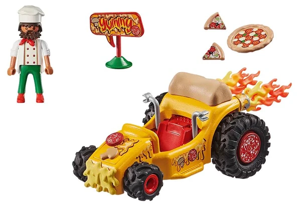 Playmobil Racing Pizza 71634 - Resim 2