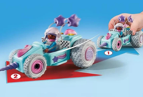 Playmobil Racing Unicorn 71635 - Resim 3