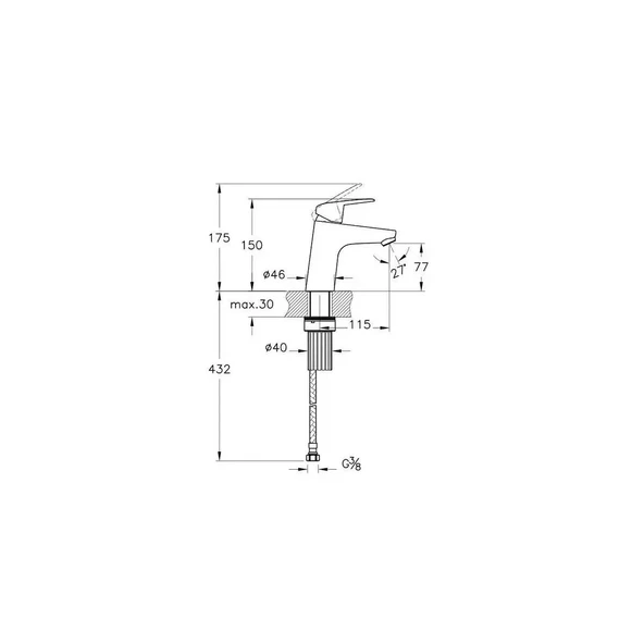 Artema Flow Round Lavabo Bataryası A42923 - Resim 2