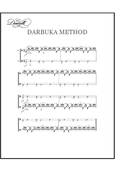 Darbuka Mısır Çömlek Siyah - Kullanım Klavuzu Method - Resim 3